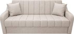 Canapea ALEX extensibila, 3 locuri, cu lada de depozitare, stofa bej, 220x90x90 Bej