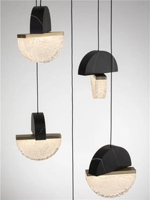 Lustra decorativa cu 5 pendule LED 3000K DORIN