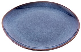 Altom Farfurie ceramică puțin adâncă Reactive NavyBlue 25,5 cm