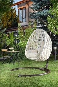 Scaun balansoar de grădină Finnikin (crem). 1082956