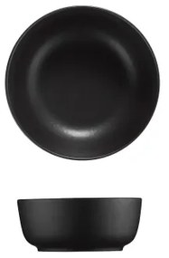 Serviciu de masă, 16 piese, negru/porțelan