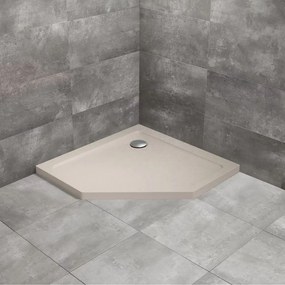 Cadita dus pentagonala Radaway Doros PT Stone 100x100 cm acril casmir