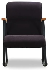 Fotoliu balansoar LUNI negru