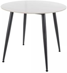 Masa Rion alb/negru ø90 cm