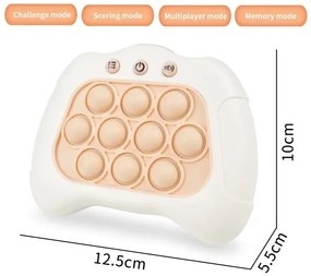 Joc electronic cu senzori pentru copii - Quick Push - alb