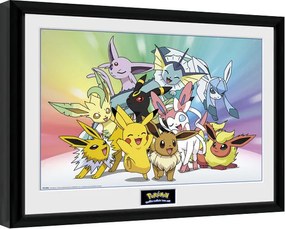 Poster înrămat Pokemon - Eevee