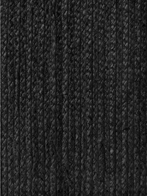 Covor negru reversibil/țesut manual din iută 160x230 cm Braided – Hanse Home