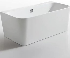 Cada freestanding Kreiner Maggie 160x75 cm finisaj alb lipita de  perete  BTW