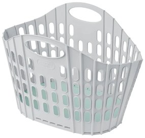 Coș de rufe pliabil Addis Flat Folding Laundry Basket, gri - verde