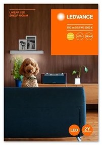 Ledvance - Raft LED LINEAR 6,5W 230V 40 cm IP44 cu iluminare