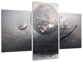 Tabloul bilelor abstracte (90x60 cm)