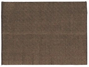 Covoare Douceur d intérieur  TAPIS RECTANGLE 120 x 170 CM JUTE UNI+COTON UNI LIVIO NOIR