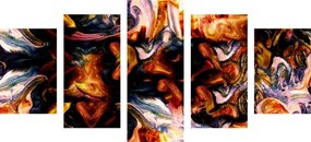 Tablou 5-piese artă în design abstract
