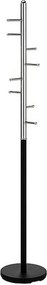 Cuier pom FERRO, crom/negru, metal, 30x173 cm
