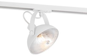Spotlight industrial alb cu interior argintiu - Magnax