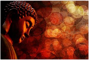 Tablou - Buddha în nuanțe roșii (90x60 cm)