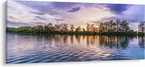 Tablou cu lac (120x50 cm)
