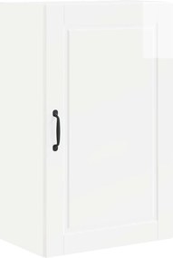 vidaXL Dulap de bucătărie Alb lucios 50 x 31 x 80 cm Lemn compozit