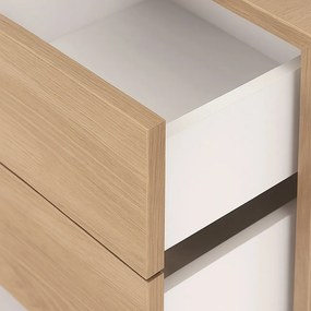 Boxie dulap de perete cu 2 sertare 40x40x37 cm stejar sonoma