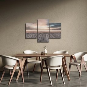 Tablou - Pier la apus de soare (90x60 cm)