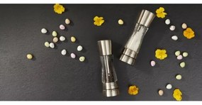 Cole&Mason DERWENT set 2 râșnițe sare și piper, 19 cm, crom lucios