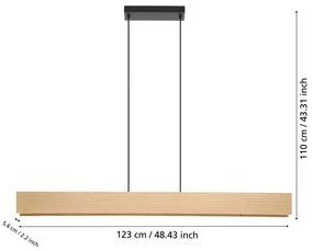 Lustră LED RGBW dimabilă pe cablu Eglo 900388 ANCHORENA-Z LED/35W/230V