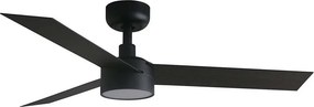 FARO 34289WT1S - Ventilator LED dimabil CRUISER S, 18W/230V CCT, Ø 106 cm, negru WT + telecomandă