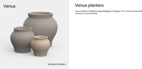 Ghiveci plante design decorativ modern exterior/interior Venus 83x80cm