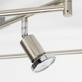 Spot LED 6xGU10/5W/230V, crom mat