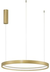 Lustra LED suspendata design modern circular PERRINE D-60cm aurie
