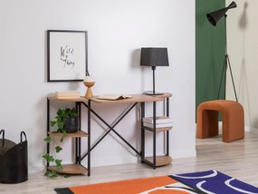 Masă de scris Kusime (pin atlantic + negru) . 1094968