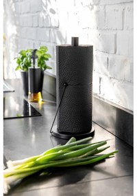Suport magnetic pentru role de bucătărie Wenko Black Outdoor Kitchen Clayton, negru