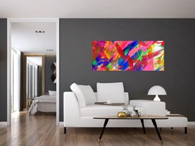 Tablou - Abstract colorat (120x50 cm)