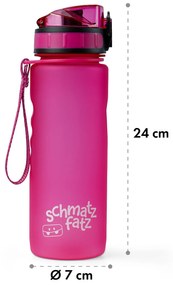 schmatzfatz, sticlă de băut, sticlă sport, 500 ml, 24 cm, Tritan