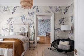 Fototapet, Koi, Blue, Rebel Walls