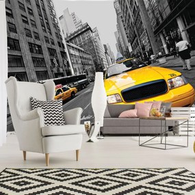 Fototapet - Taxiu galben (152,5x104 cm)