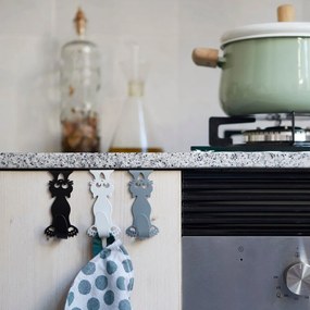 Cârlige 3 buc. de agățat din metal Curious Cats – Balvi