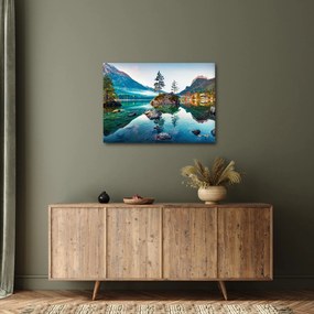 Tablou - Lacul Hintersee, Alpii Bavarezi, Austria (70x50 cm)
