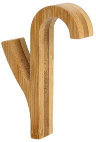 Cârlige în culoare naturală 2 buc. suspendate din bambus – Wenko