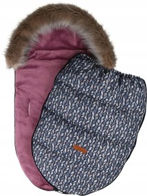 ShopJK SAC DE IARNĂ PENTRU CĂRUCIOR - BURGUNDY