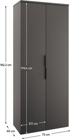 Dulap, antracit, ADAPO ADP01