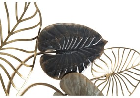 Decorațiune suspendată metalică Mauro Ferretti Century -A-, 131 x 61 cm, motive frunze
