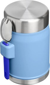 Termos albastru pentru mâncare din oțel inoxidabil 400 ml Legendary Food Jar + Spork Blue Sky – Stanley