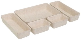 Organizatoare pentru sertare 5 buc. din material textil – Casa Selección