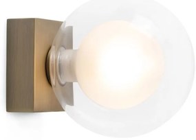 Aplica de perete baie cu protectie IP44 PERLA Bronze 40087