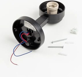 Brilagi - Aplica de exterior HARBOR cu senzor 1xE27/40W/230V IP33 antracit/alb