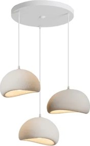 BRILAGI - Lampă suspendată pe cablu WABI SABI 3xE27/60W/230V albă