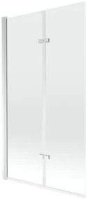 Mexen Castor paravan cadă 2-aripi 100 x 150 cm, Transparent, Crom - 892-100-002-01-00