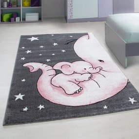 Covor pentru copii roz/gri 80x150 cm Kids – Ayyildiz Carpets