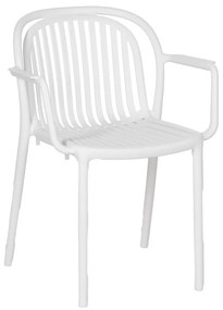 Scaun de dining alb din plastic Alia – Ixia